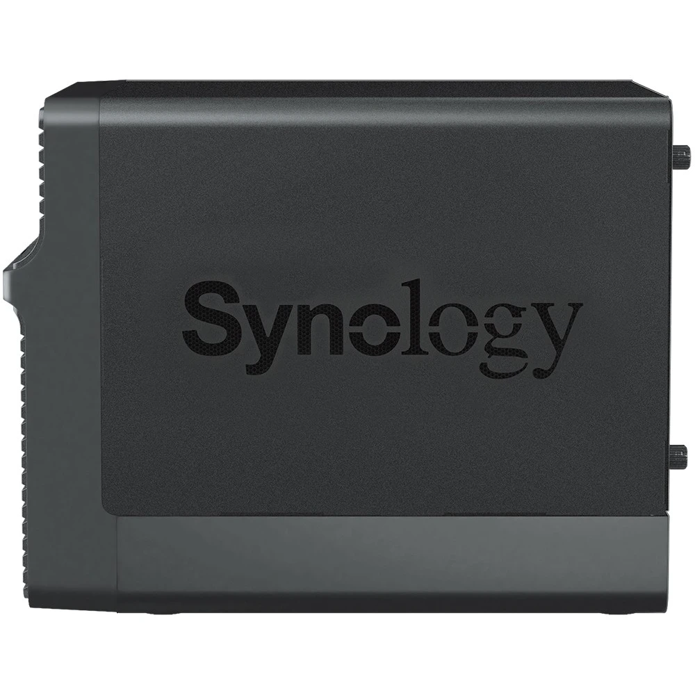 Сетевое хранилище NAS, слоты 4x2.5"/3.5" SATA3, 2x1 Гбит/с, 2xUSB 3.X, Realtek RTD1619B/4x1.7 ГГц, DDR4 2Gb, 90W вилка UK/HK 3-pin