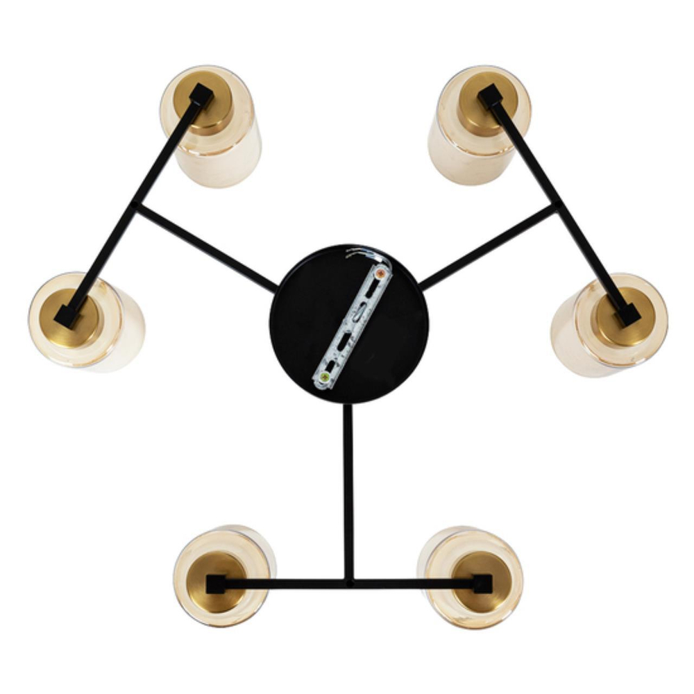 Потолочная люстра Arte Lamp LEO A7027PL-6BK