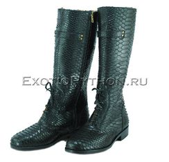 Сапоги из кожи питона SH-124