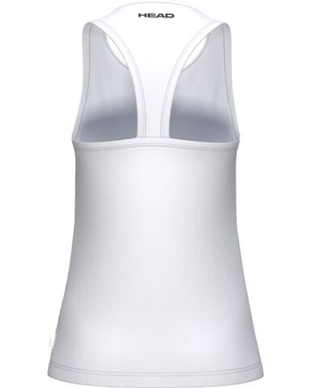 Женский теннисный топ Head Agility Tank - white/apricot