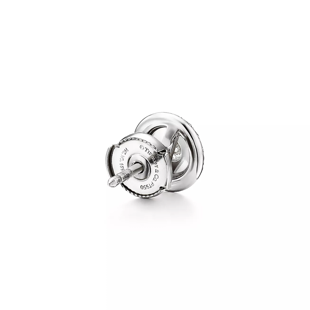 Серьги из платины и бриллиантов 0.6ct, Tiffany💠Soleste , Единственные в наличии