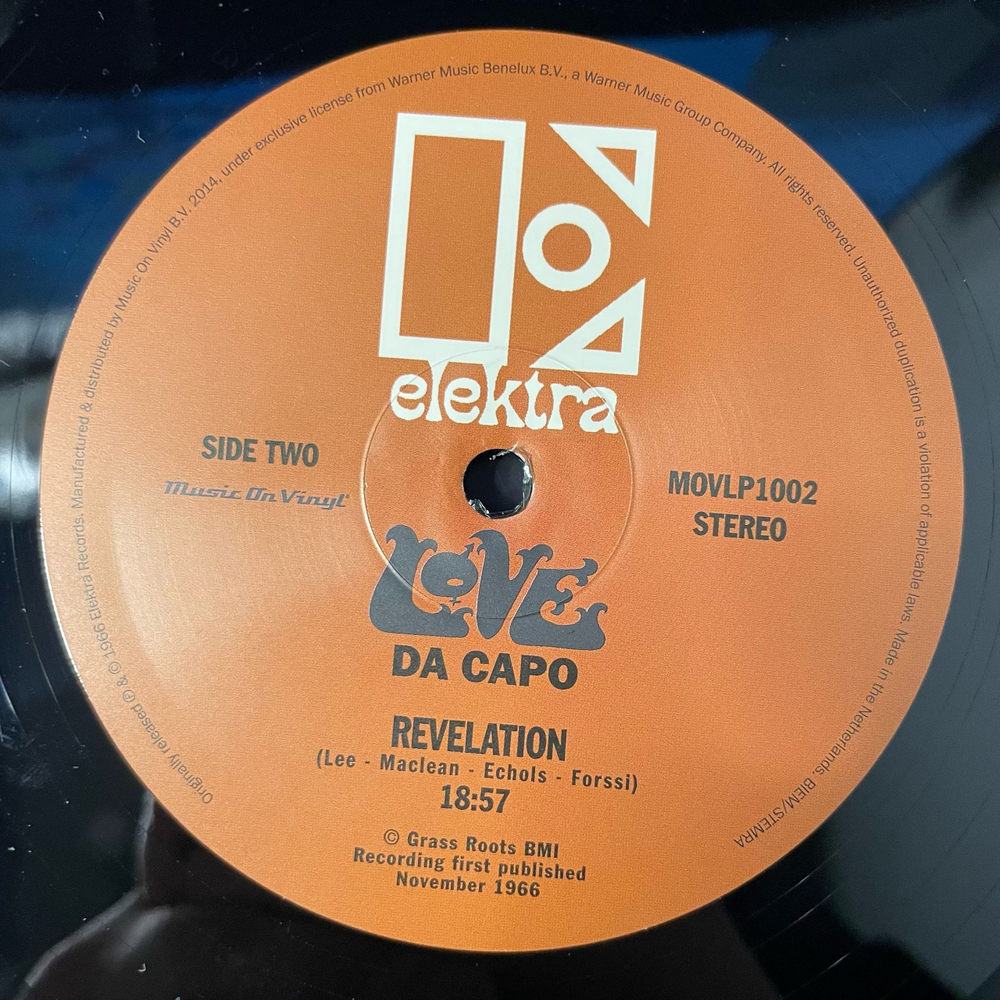 Виниловая пластинка LP Love Da Capo (Европейский Союз 2014)