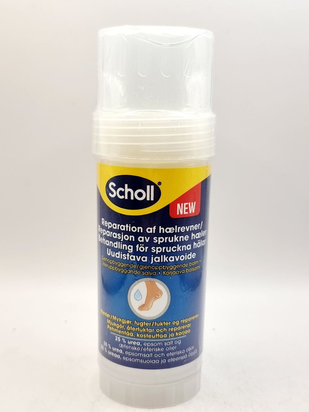 Scholl Бальзам для потрескавшейся кожи пяток Cracked Heel Balm 70 г (США)