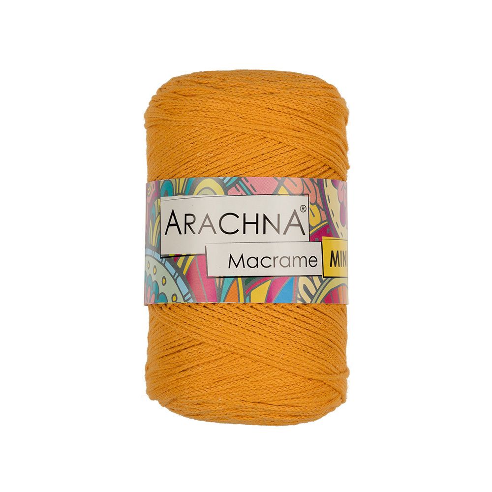 Пряжа Arachna Macrame Mini / уп.4 мот. по 250г, 200м, 20 желтый Пряжа Arachna Macrame Mini / уп.4 мот. по 250г, 200м, 20 желтый