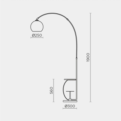 Напольный светильник MODEMODERN MD.6619.01FL