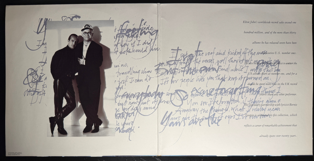 Elton John - The Very Best Of Elton John 2LP (Европа 1990г.)