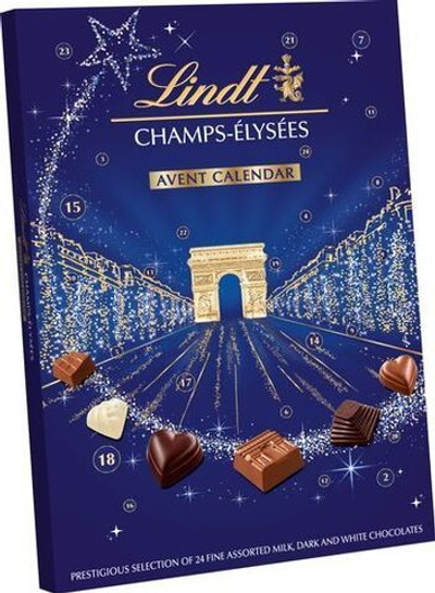 Адвент-календарь Lindt Champs-Elysees с шоколадными конфетами ассорти 250 г (Из Финляндии)