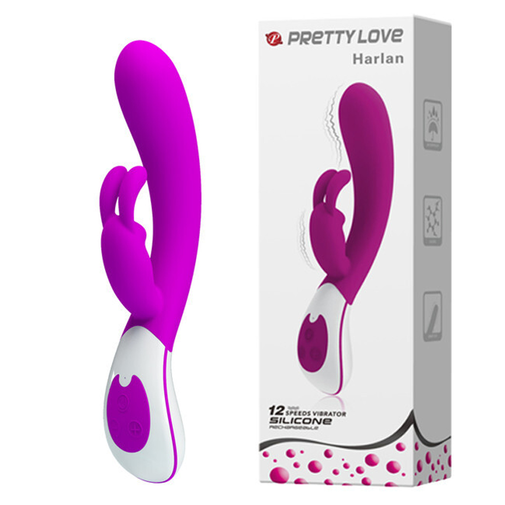 Вибромассажер G-spot с клиторальной стимуляцией перезаряжаемый (Цвет: Розовый)