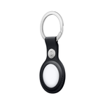 Кожаный брелок с заводным кольцом Apple Leather Key Ring для AirTag, Midnight (Темная ночь)