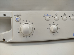 404 Панель и модуль индикации для стиральной машины Indesit IWSB5085 / 16200227301 / SW: 03.00.06 б/у