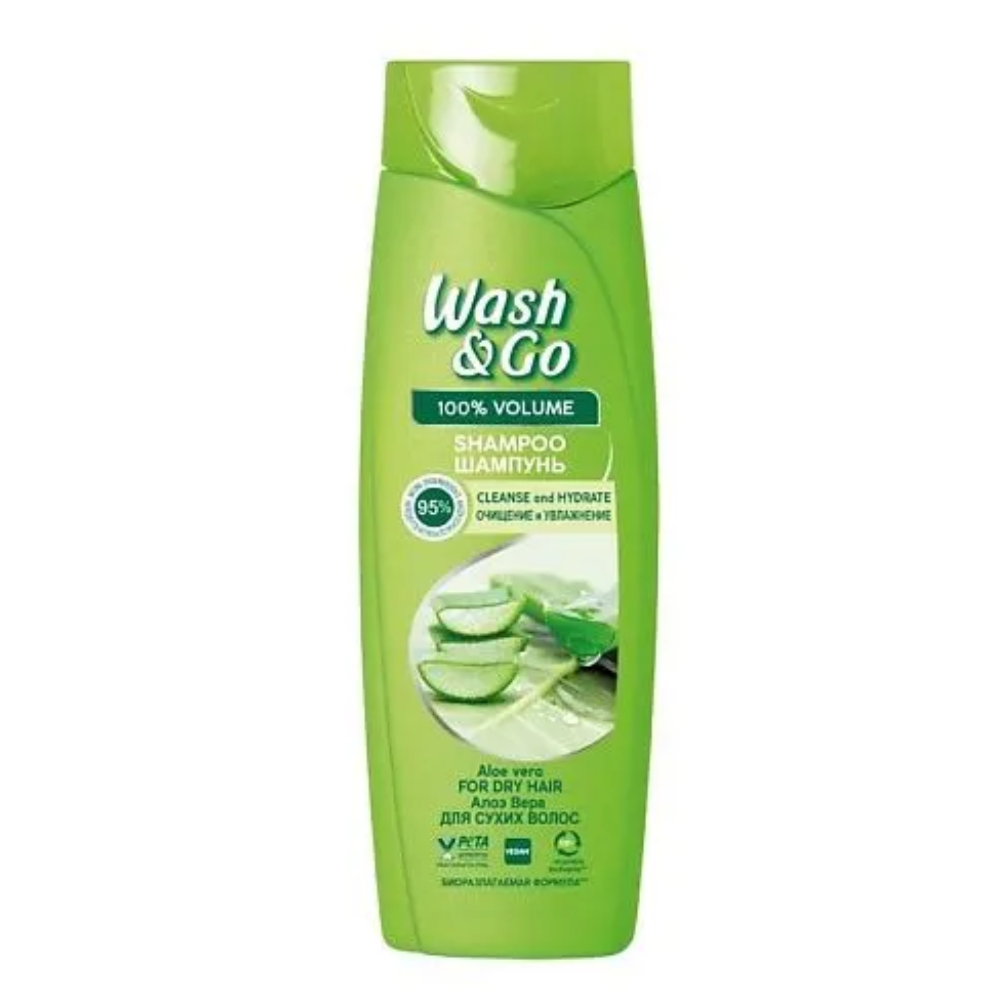 Шампунь Wash&Go Очищение и увлажнение 360 мл