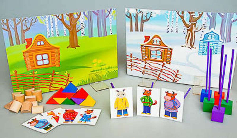 Игровой набор Фребеля "Заюшкина избушка"