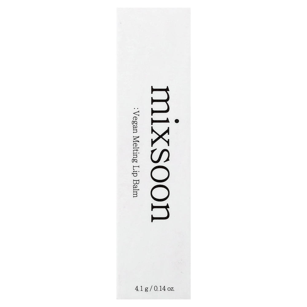 Mixsoon, Веганский тающий бальзам для губ, 02 Dry Rose, 4,1 г (0,14 унции)