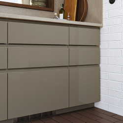IKEA VOXTORP  (ИКЕА ВОКСТОРП)  -  Фасад ящика - глянец тёмный серо-коричневый 40x40 см