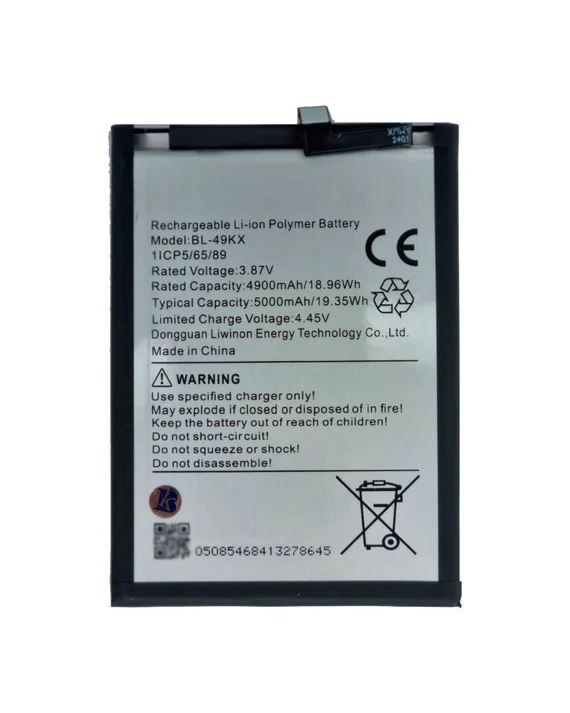 Аккумулятор для NOTE11/12/X663 5000 mAh (BL-49KX)