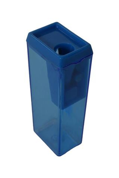 Точилка с контейнером, 1отверстие, 4Яркая расцветка, 6*2, 5*1, 8см