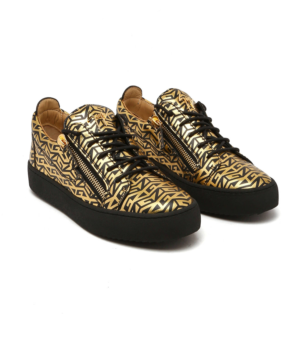 кроссовки logoball Giuseppe Zanotti - золотой(RU20051)