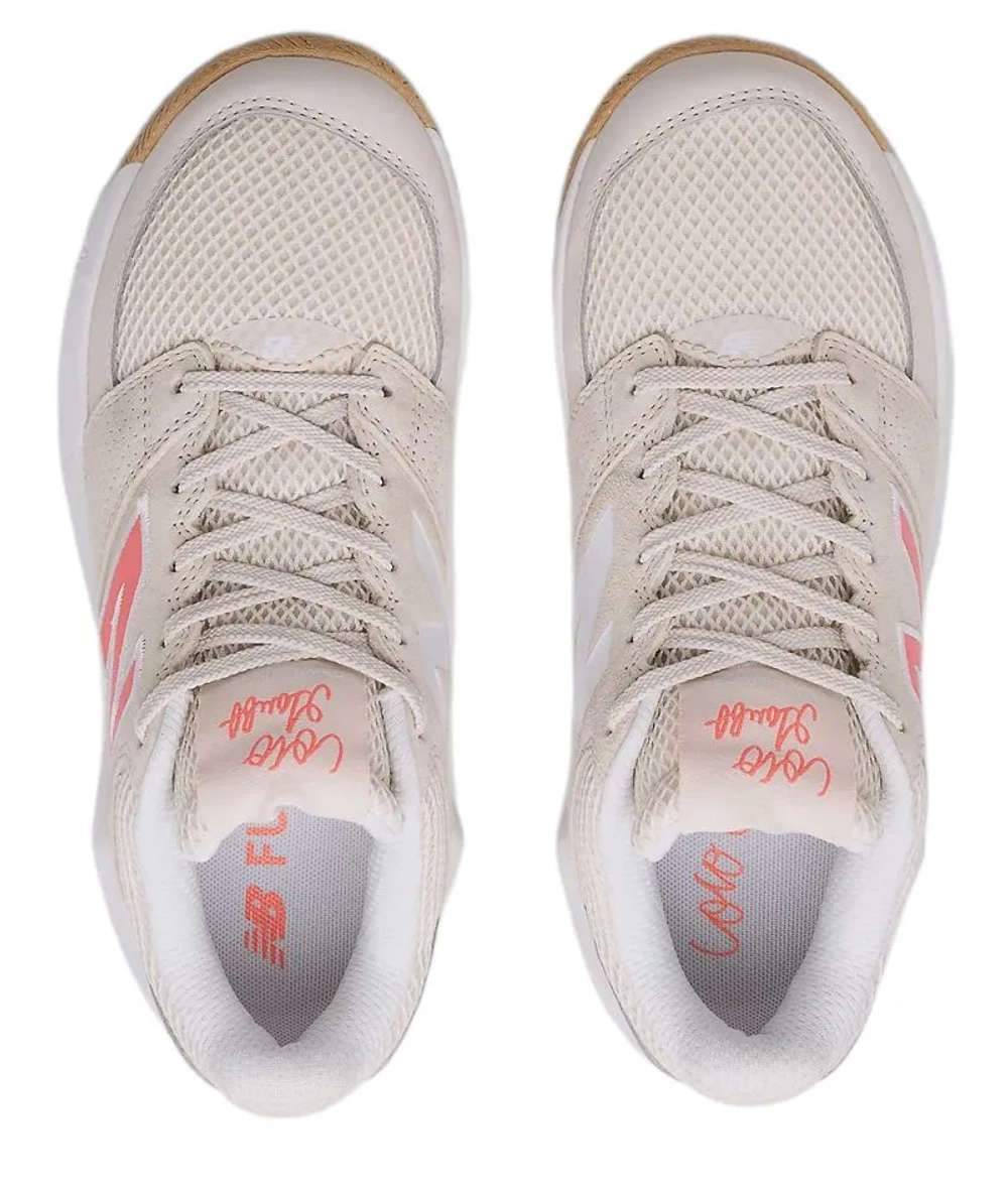 Женские теннисные кроссовки New Balance Coco Delray - bisque/urgent red