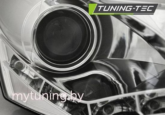 Передие фары VW Polo 6R drl chrome