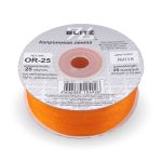 Лента капроновая (органза) 25.0 мм / 22.8±1 метра, 018 оранжевый, Blitz OR-25