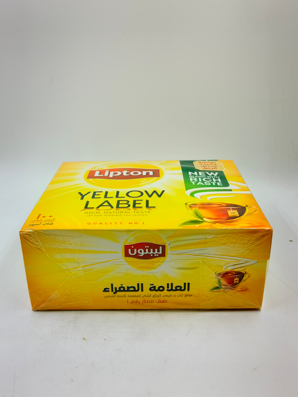 Чай черный Lipton Yellow Label 100 пакетиков 200 г