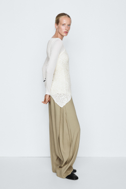 Massimo Dutti Асимметричный топ - STUDIO, белый