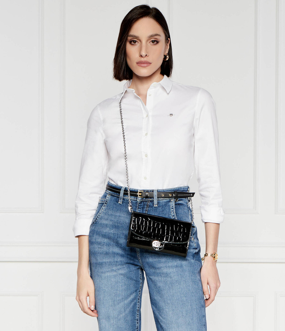 Кожаный клатч ADAIR LAUREN RALPH LAUREN - черный(431934878)