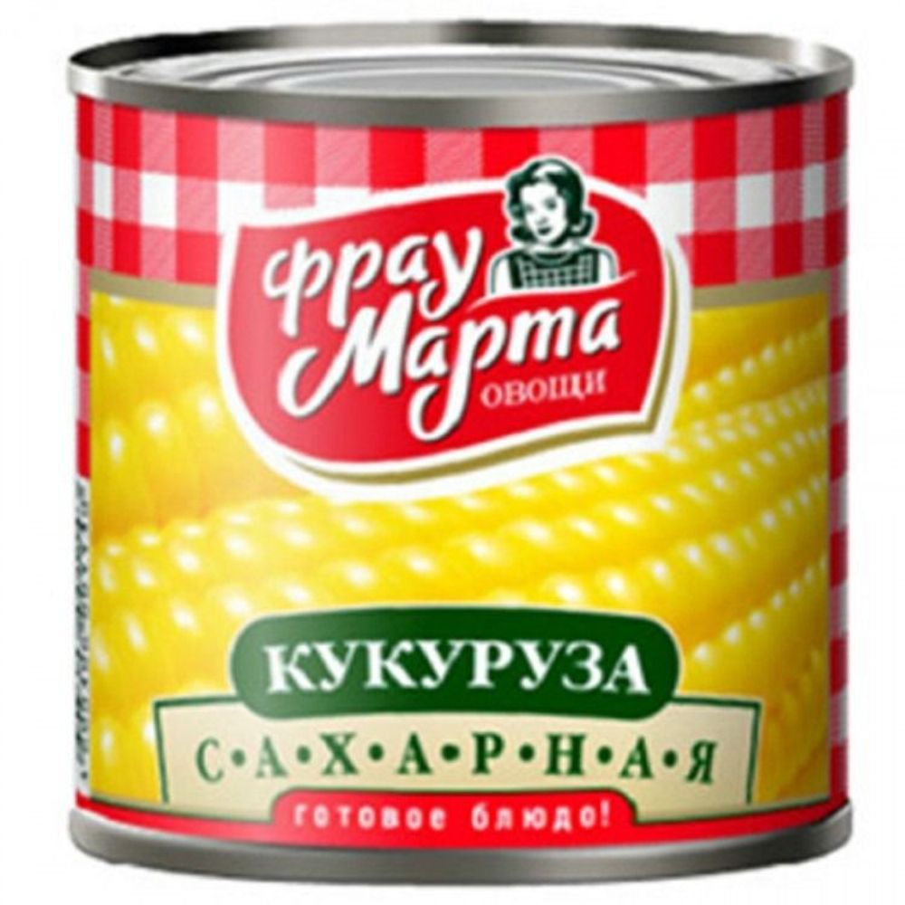 Кукуруза Фрау Марта сладкая жб 310гр