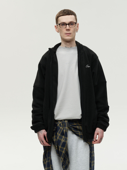 Zip-Up Sweatshirt Black