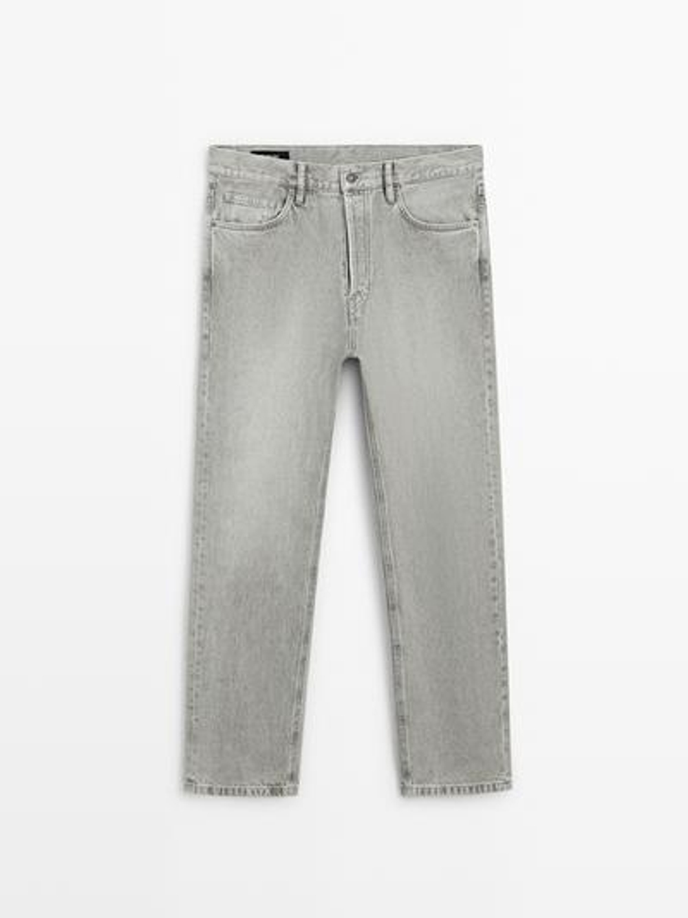 Massimo Dutti Джинсы прямого кроя, серый