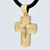 Крест на текстильном шнурке Гайтан «Оберег»