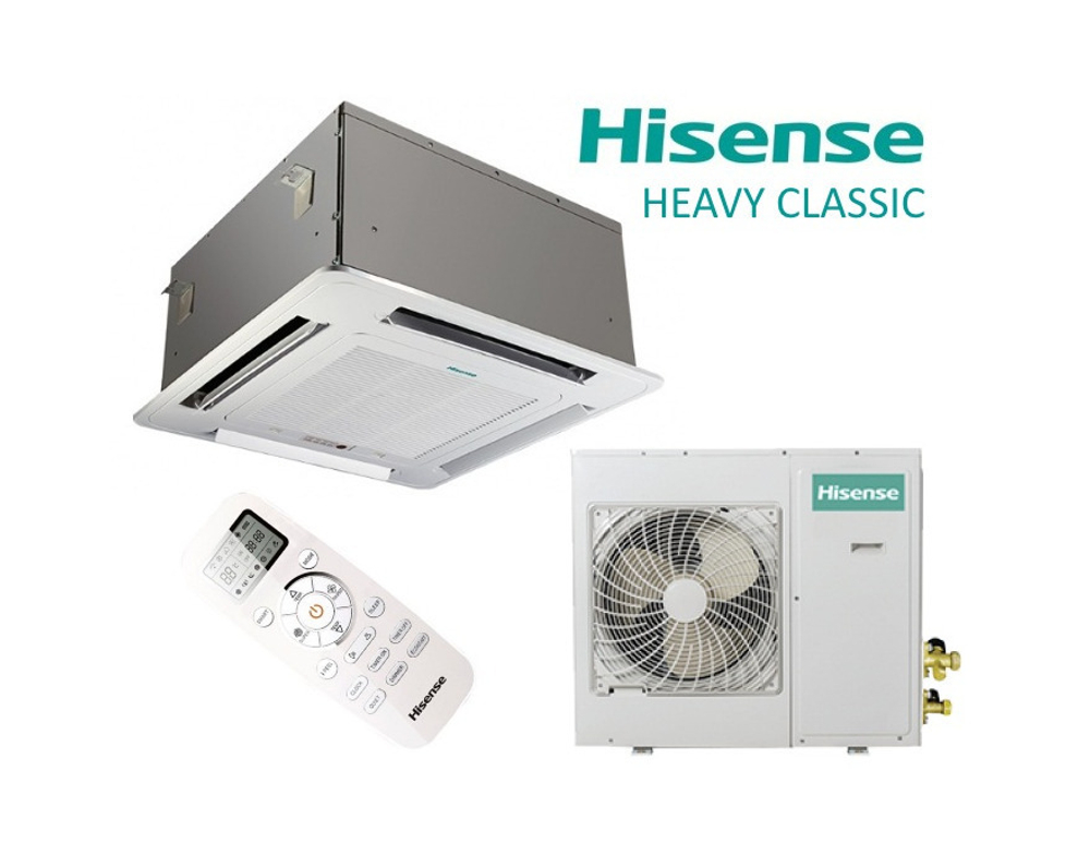 Кассетный кондиционер Hisense HEAVY CLASSIC AUC-24HR4SGA/AUW-24H4SZ1 (зимний комплект)