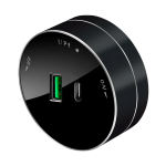 MULTITRACK Розетка 2хUSB (тип А+С) 18 Вт, 5 В/3 А АНТРАЦИТ