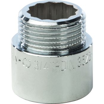 Удлинитель ВР/НР хромированный 3/4"X20