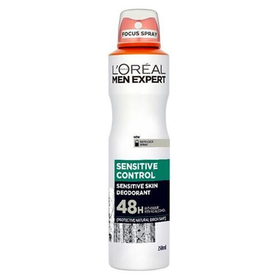Дезодорант-спрей Men Expert Sensitive Control для чувствительной кожи 48 часов, 250 мл (Франция)