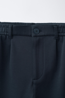ZARA БРЮКИ RELAXED COMFORT, МОРСКОЙ СИНИЙ