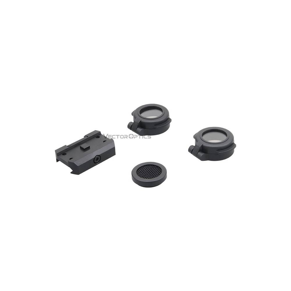 Коллиматорный прицел Vector Optics Maverick-IV MINI SOP (закрытый, 1х, 3 МОА, точка красная, weaver, IP67)