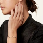 Браслет из розового золота 18k с перламутром, Tiffany 💠 T collection