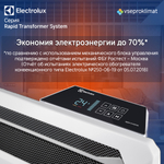 Инверторный конвектор Electrolux Rapid Transformer с блоком управления ECH/R-2500 T-TUI4 с WI-FI без шасси, 10 ступеней мощности