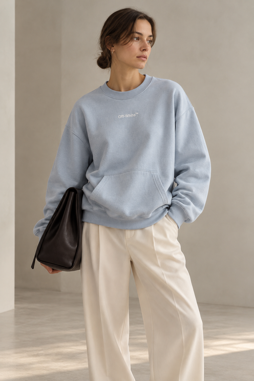 Хлопковый свитшот Off-White, S