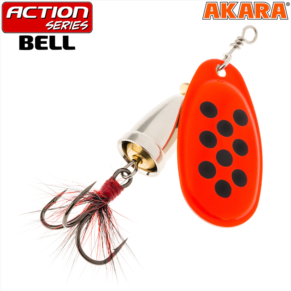 Блесна вращающаяся Akara Action Series Bell 5 12 гр. 3/7 oz. A25