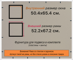 Рамка 50x65 для постера и фотографий