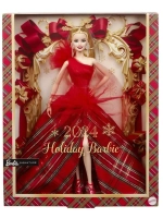 Кукла Барби коллекционная Лукс Looks 2024 Holiday HRM61