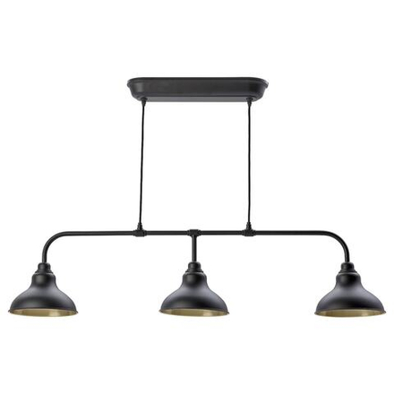 IKEA AGUNNARYD  (ИКЕА АГУННАРЙД)  -  Подвесной светильник/3 лампы, черный, 122 см