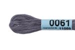 Мулине Gamma 100% хлопок, цв.0061 серый, 24 мотка по 8 метров
