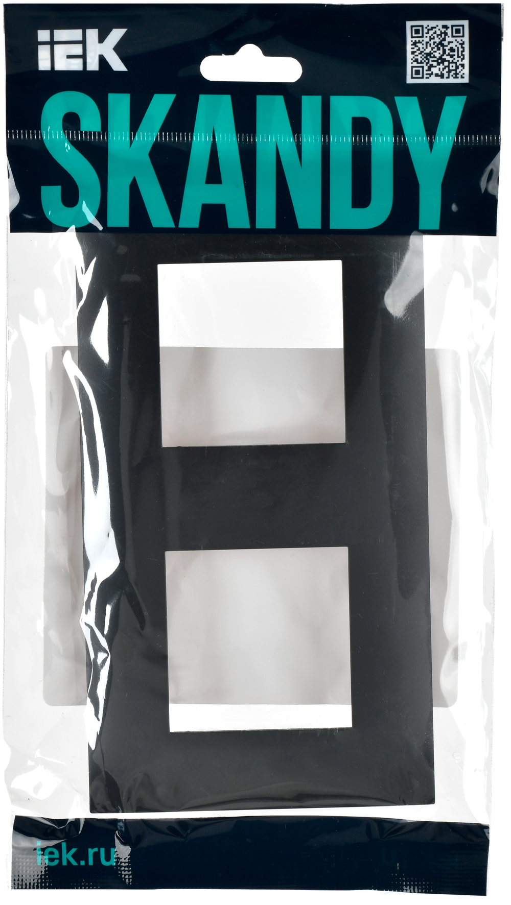 SKANDY Рамка 2-местная SK-F02G графит IEK