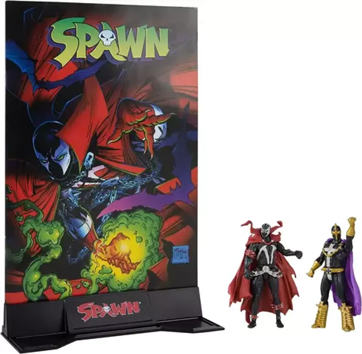 Фигурка McFarlane Toys: Spawn - Spawn and Anti-Spawn with Comic Book