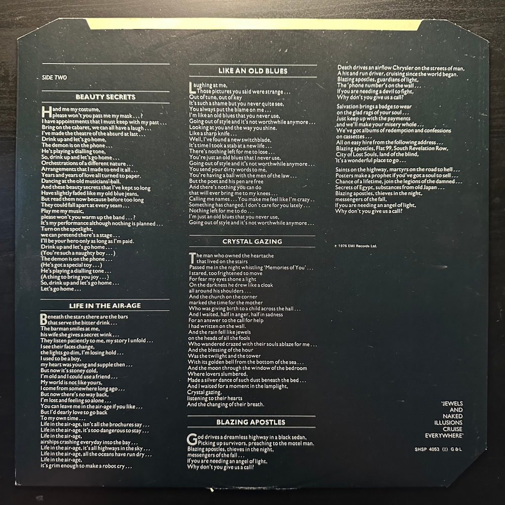 Be-Bop Deluxe ‎– Sunburst Finish (Англия 1976г.)