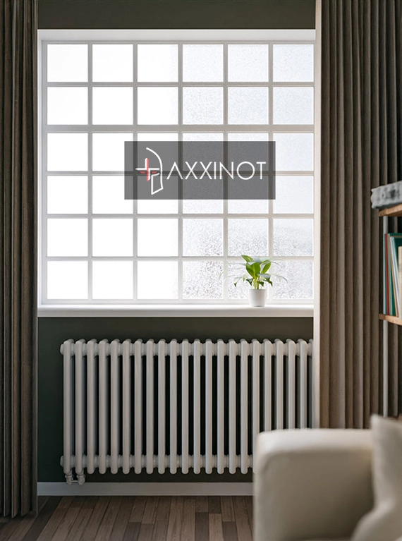 Axxinot Sentir 3060 - трехтрубный трубчатый радиатор высотой 600 мм, нижнее подключение, белый