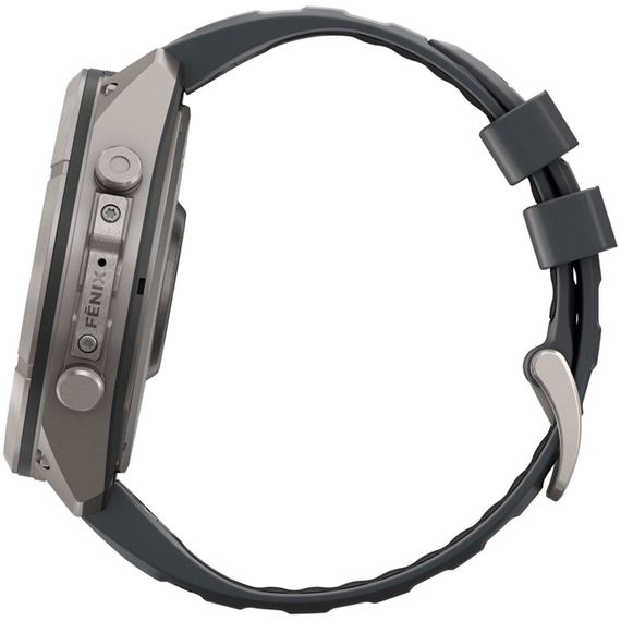 Умные часы Garmin Fenix 9 Pro inReach 51 мм AMOLED Titanium Graphite / Black (010-04337-21)